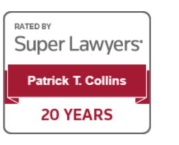 Patrick T. Collins Recognized by Super Lawyers for 20 Years