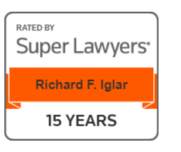 Richard F. Iglar Recognized by Super Lawyers for 15 Years