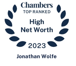 Chambers Top Ranked High Net Worth 2023, Jonathan Wolfe