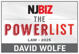 David B. Wolfe named to NJBIZ Law Power List