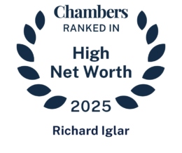 Richard F. Iglar recognized by Chambers with Band Three ranking for High Net Worth Family/Matrimonial Law