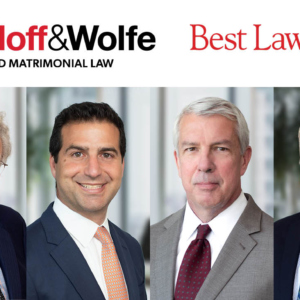 2022 Best Lawyers® in Family Law list includes Gary N. Skoloff, Jonathan W. Wolfe, Patrick T. Collins, and Thomas J. DeCataldo from Skoloff & Wolfe