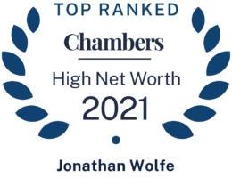 Top Ranked - Chambers High Net Worth 2021 -Jonathan Wolfe