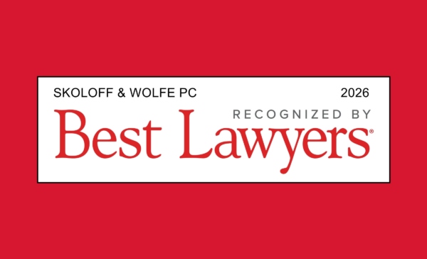 Skoloff & Wolfe, P.C. Receives a Best Law Firms® 2026 Ranking