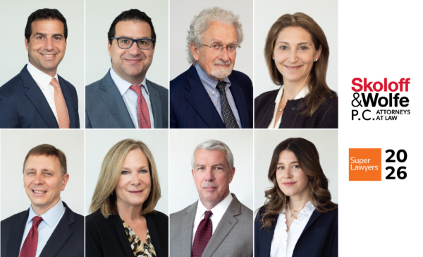 Skoloff & Wolfe, P.C. Attorneys Named to the 2026 New Jersey “Super Lawyers” List